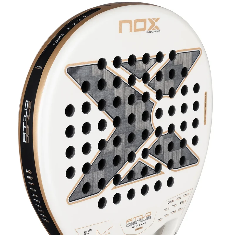 NOX AT10 Genius 12K Alum Xtrem by Agustin Tapia 2026 - Padelschläger