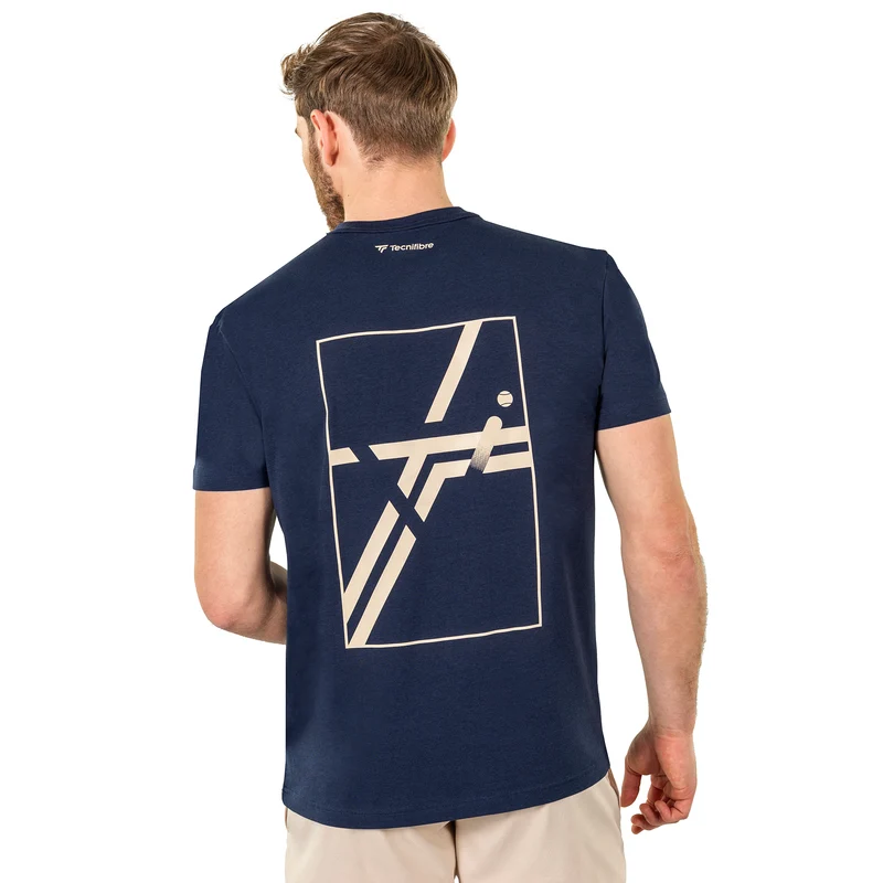 T-shirt Graphic Tee Homme Marine