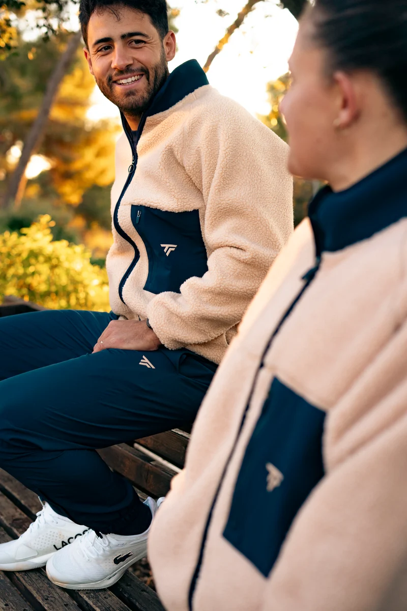 SHERPA FULL ZIP JACKET SAND