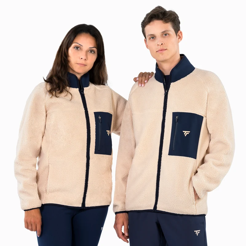 SHERPA FULL ZIP JACKET SAND