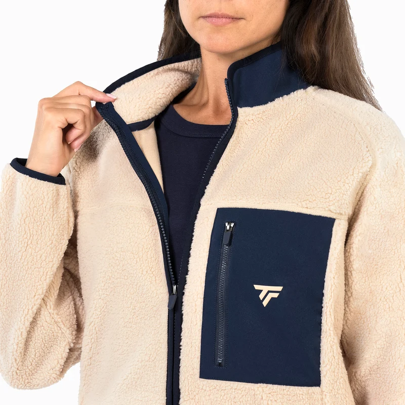 SHERPA FULL ZIP JACKET SAND