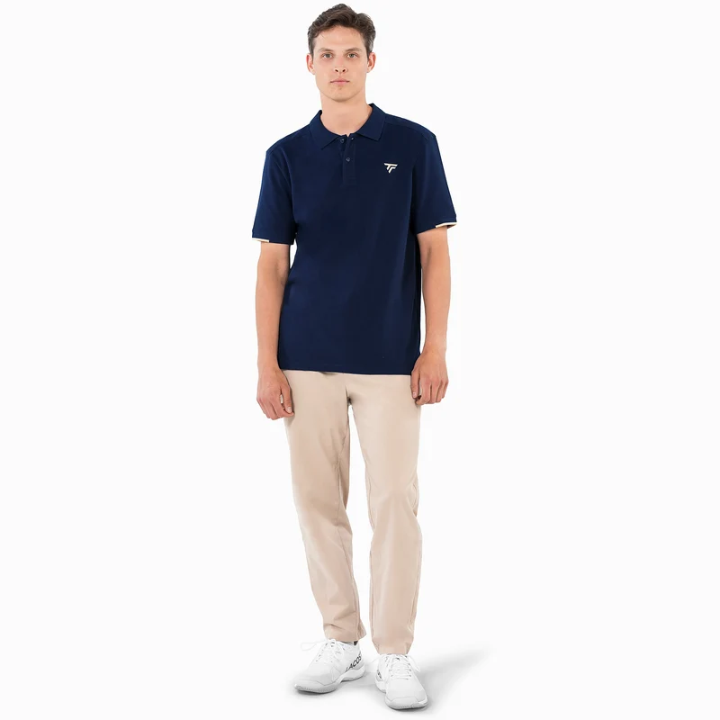 POLO PIQUE HOMME MARINE