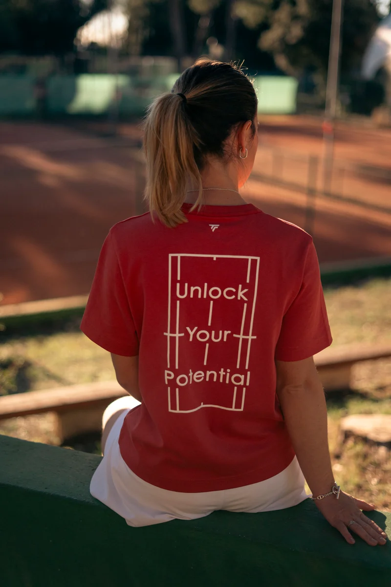 T-SHIRT GRAPHIC TEE FEMME TERRACOTTA