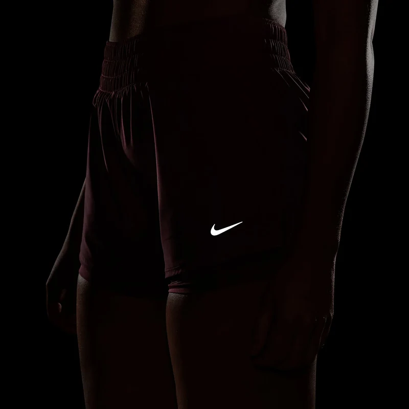 Dri-Fit One Mid Rise 2in1 3in Shorts Damen - mauve