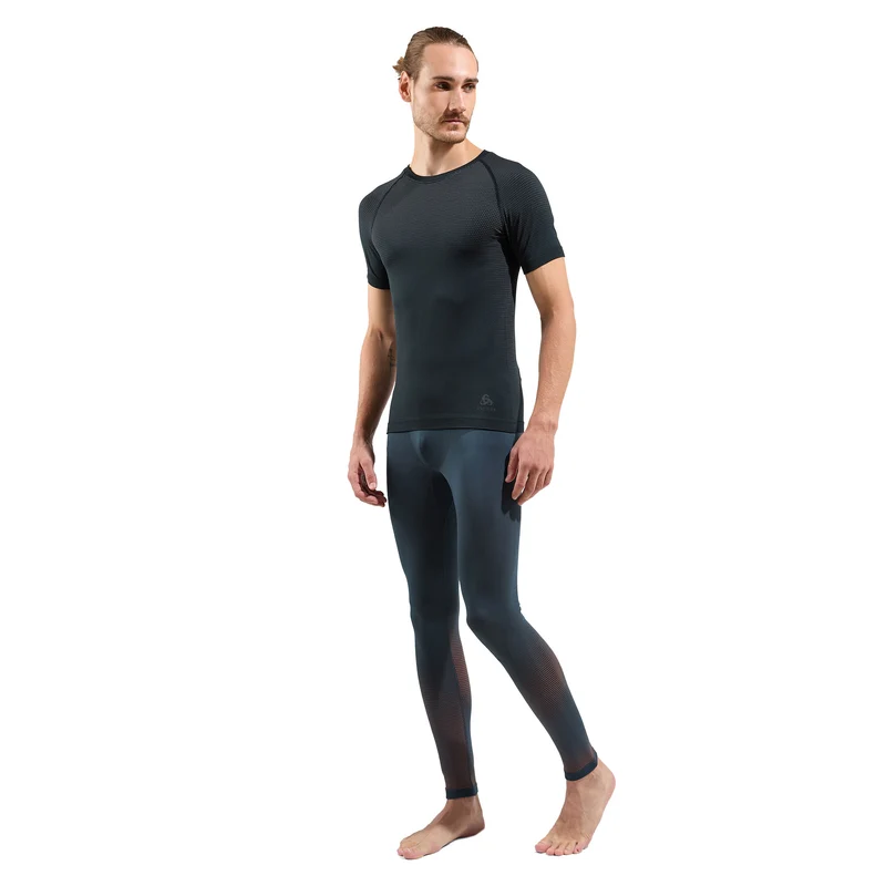 Performance Light Crew Neck Laufshirt Herren-Schwarz