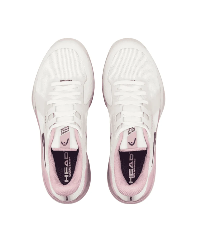 HEAD Sprint Pro 4.0 Padelschuh Damen Weiß/Rosa