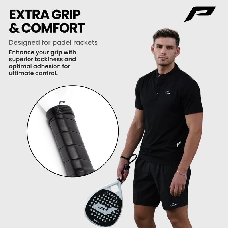 Padel-Overgrips – Schwarz