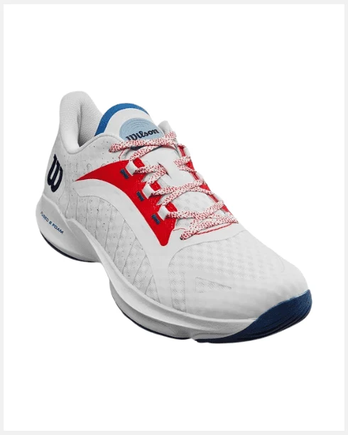 Wilson Padelschoenen Hurakn Pro Wh/RD/D V Blauw