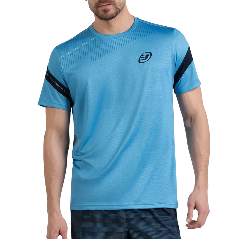 Camiseta Bullpadel Casul Azul Claro 2026