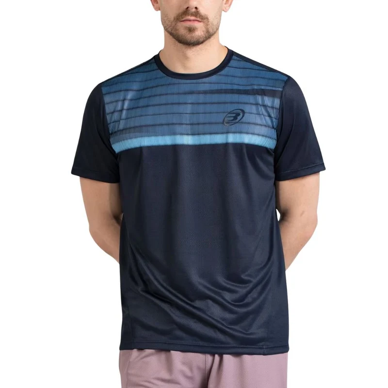 Bullpadel T-shirt Cisun Heren Donkerblauw