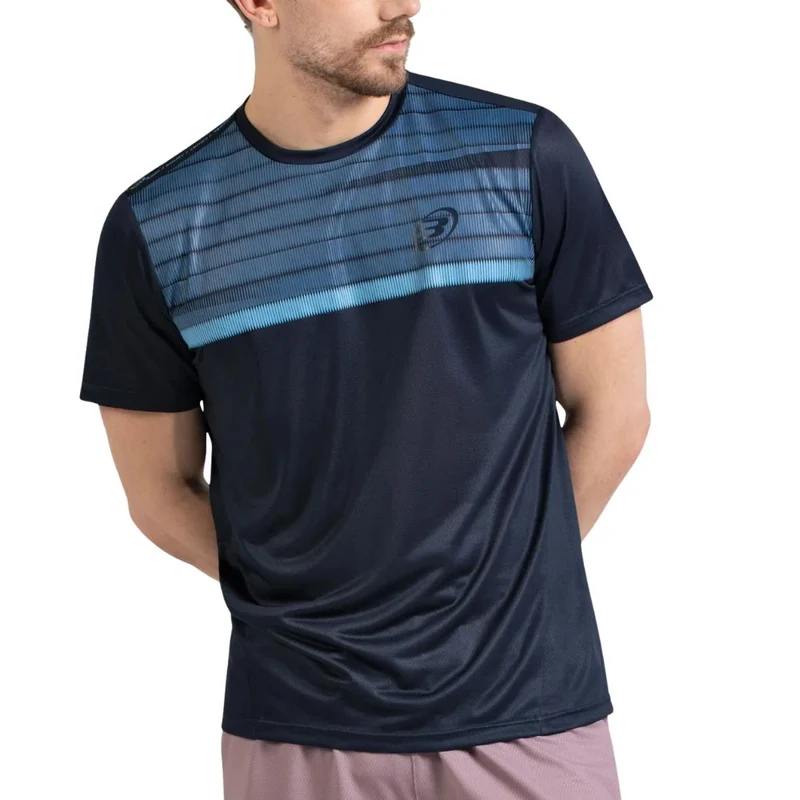Bullpadel T-shirt Cisun Heren Donkerblauw