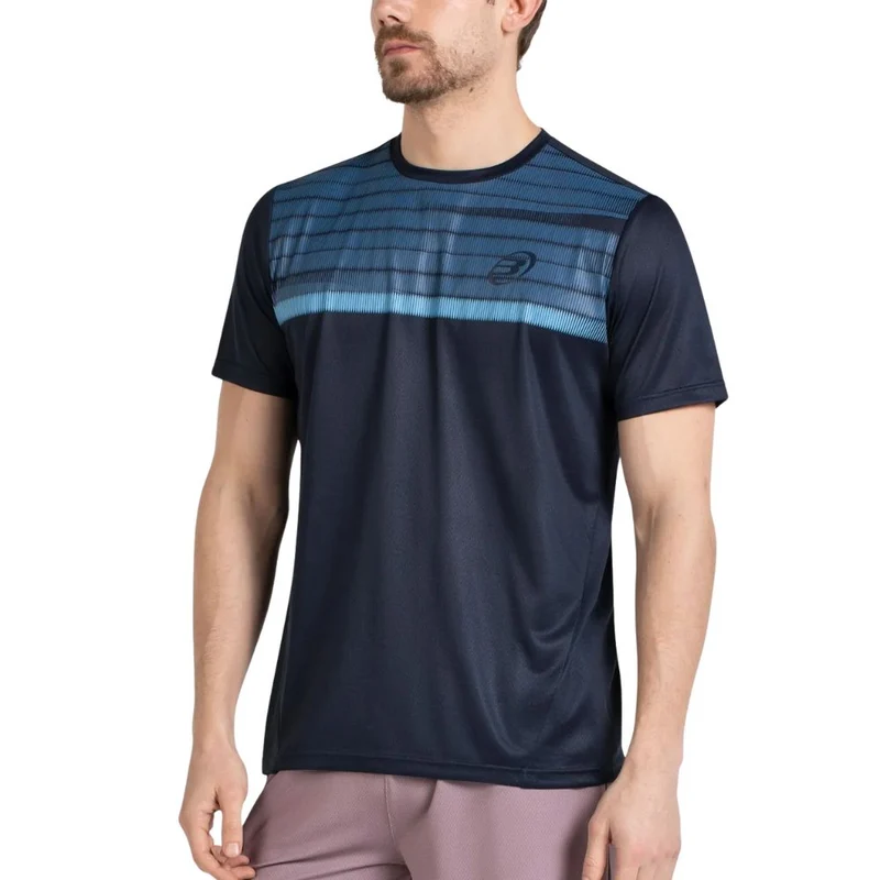 Bullpadel T-shirt Cisun Heren Donkerblauw