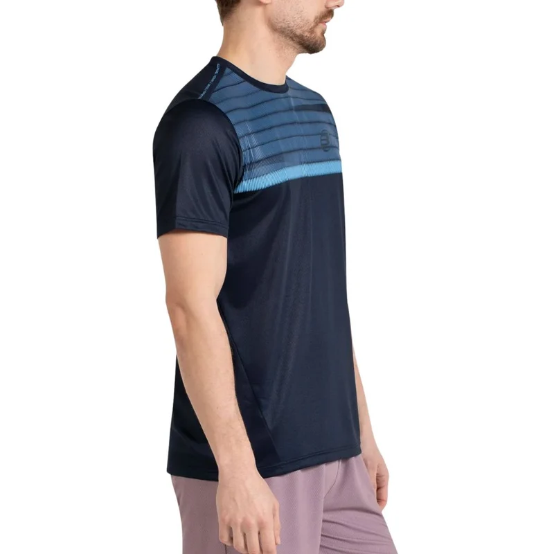 Bullpadel T-shirt Cisun Heren Donkerblauw