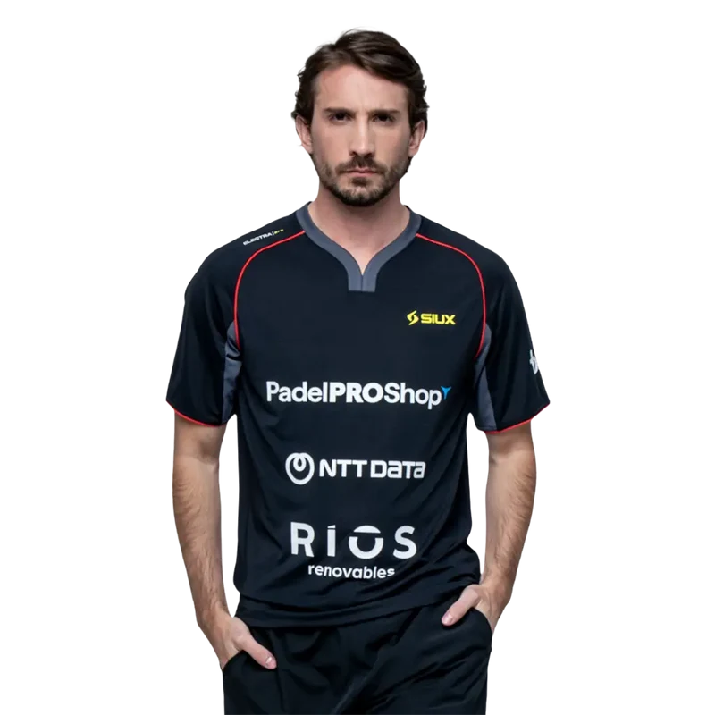 Pack Siux Electra Stupa — Pala ST4 Rulo + Camiseta Negro 2026