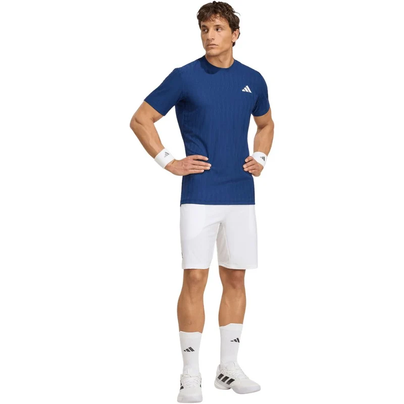 Adidas T-Shirt Freelift Tee Heren Donkerblauw