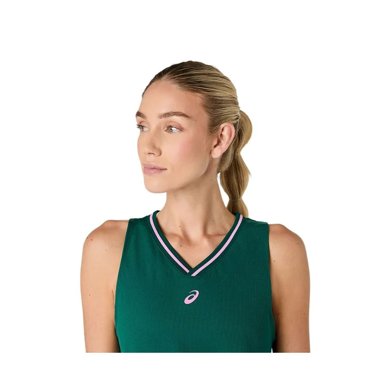Asics Padel Court Sleeveless Top Dames Groen