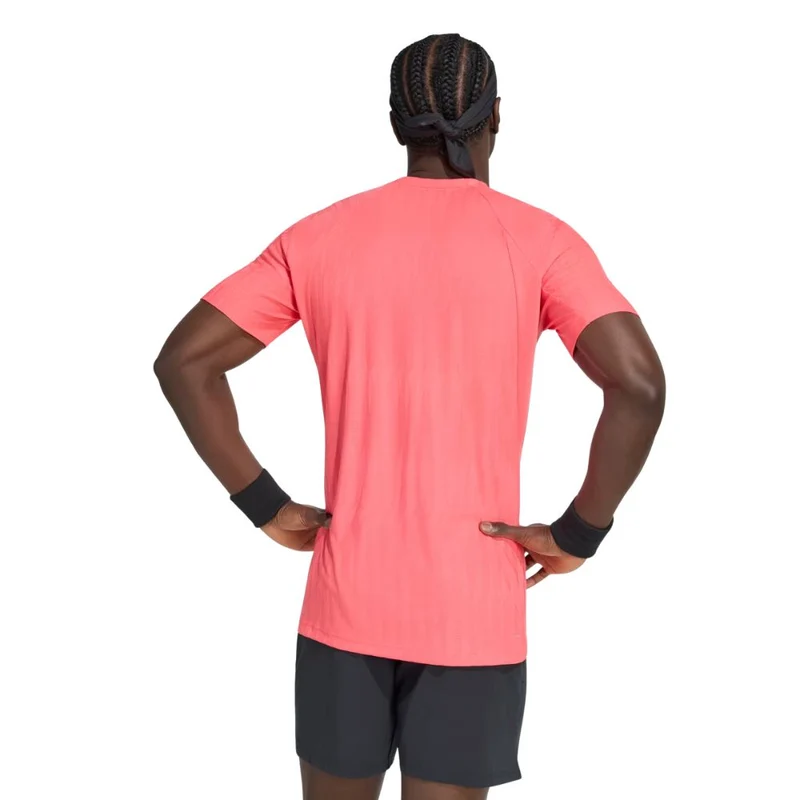 Adidas T-Shirt Freelift Tee Heren Roze