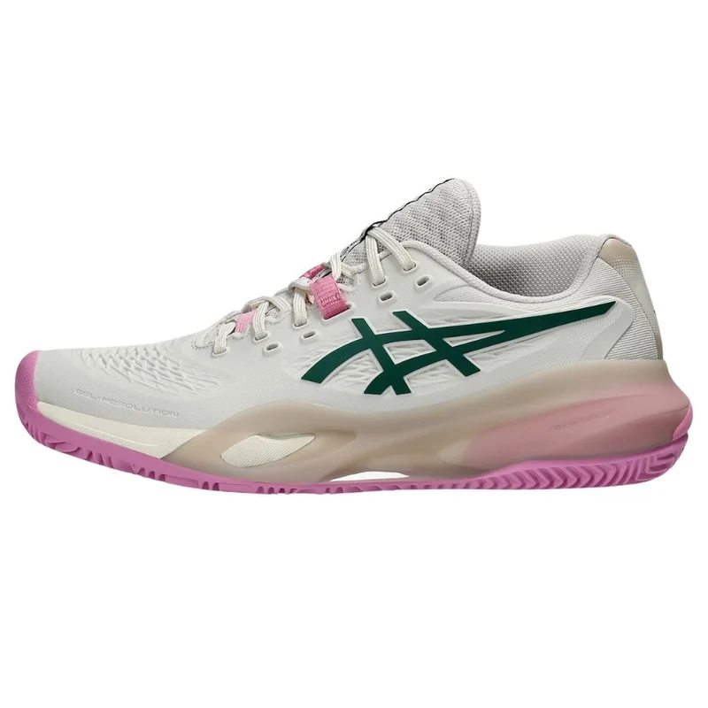 Asics Padelschoen Gel Resolution X Padel Dames Beige