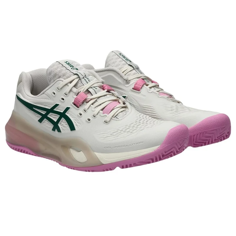 Asics Padelschoen Gel Resolution X Padel Dames Beige