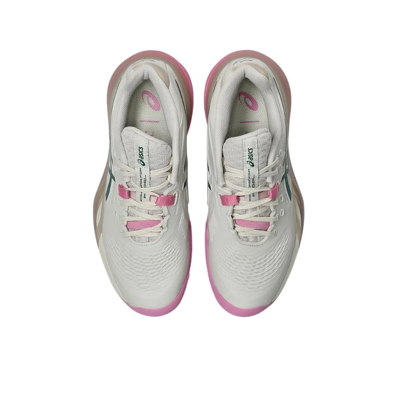 Asics Padelschoen Gel Resolution X Padel Dames Beige