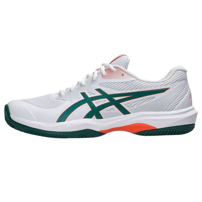 Asics Padelschoen Game FF Padel Heren Wit Groen