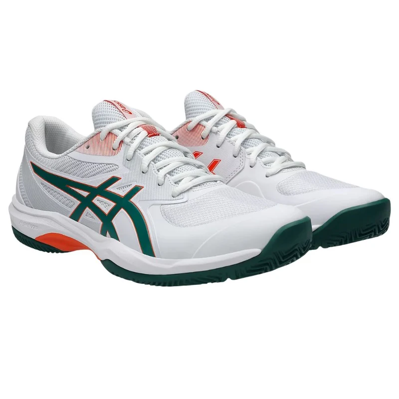 Asics Padelschoen Game FF Padel Heren Wit Groen