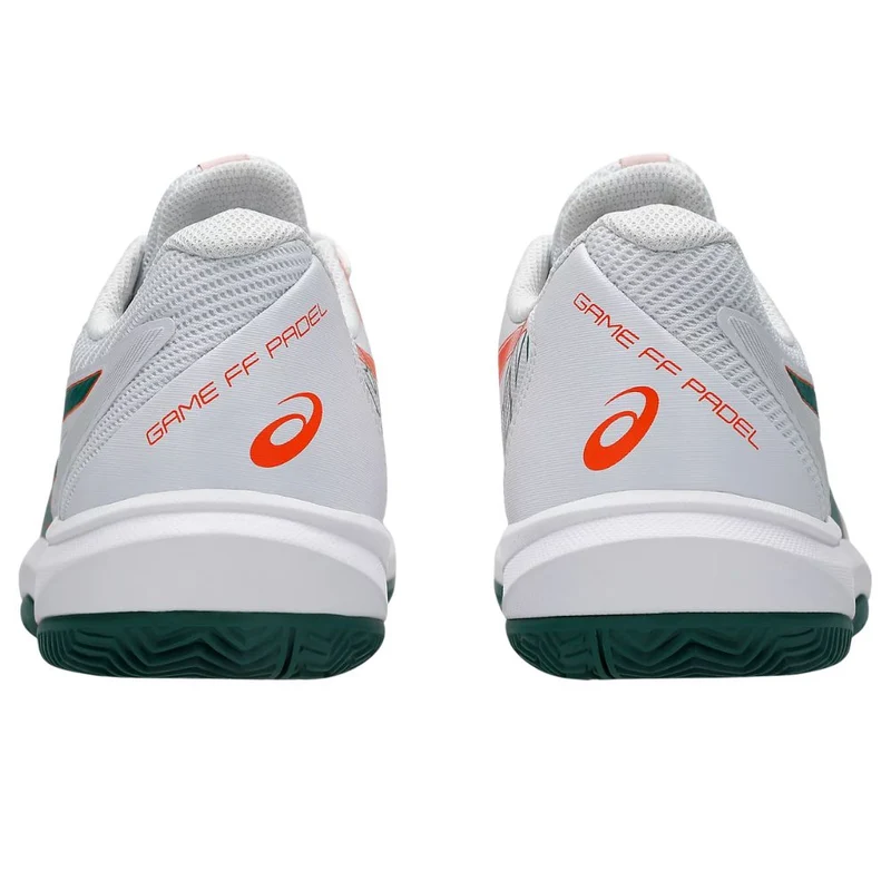 Asics Padelschoen Game FF Padel Heren Wit Groen