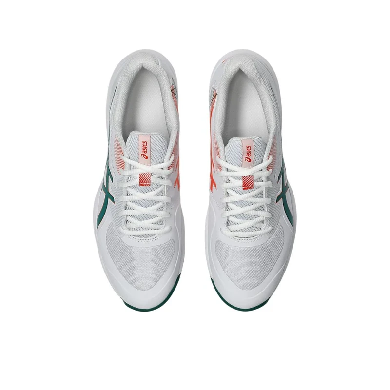 Asics Padelschoen Game FF Padel Heren Wit Groen