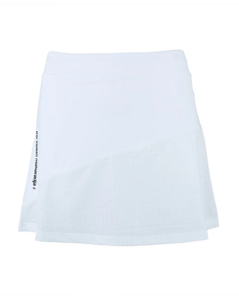 Indian Maharadja Skirt Kadiri Jacquard White