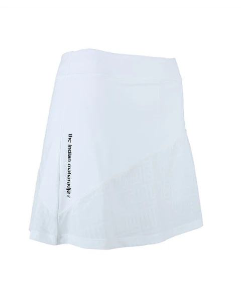 Indian Maharadja Skirt Kadiri Jacquard White
