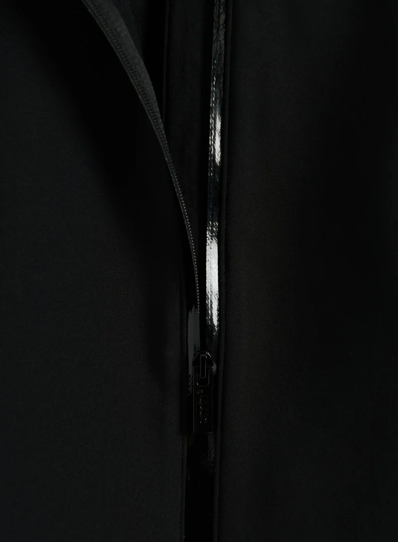 Black Warming Zip Jacket