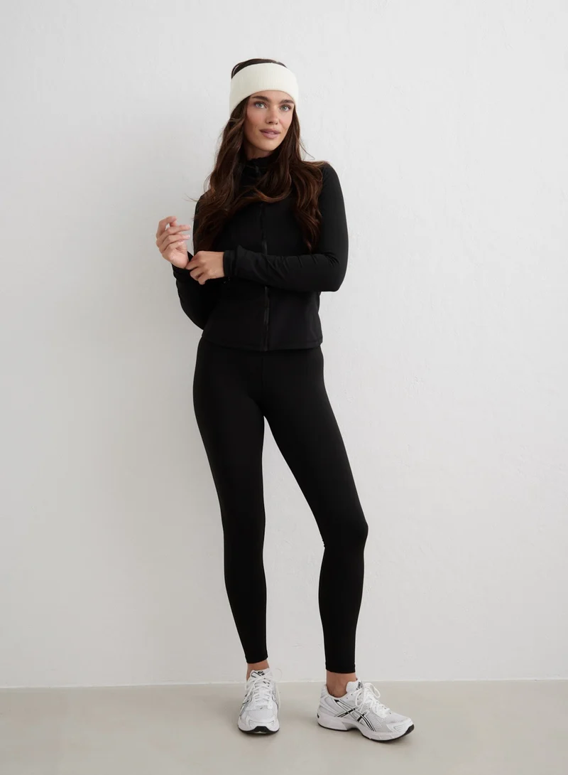 Black Warming Tall Tights