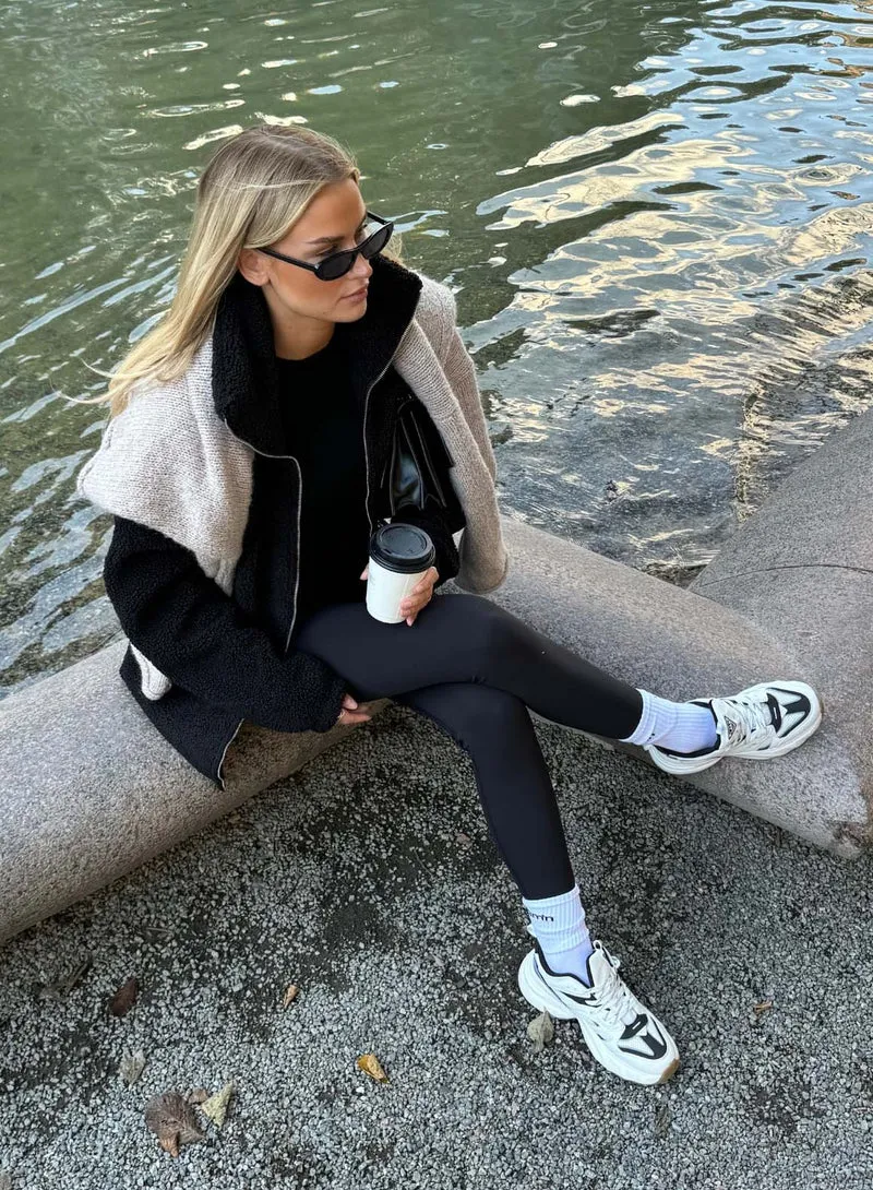 Black Warming Tall Tights