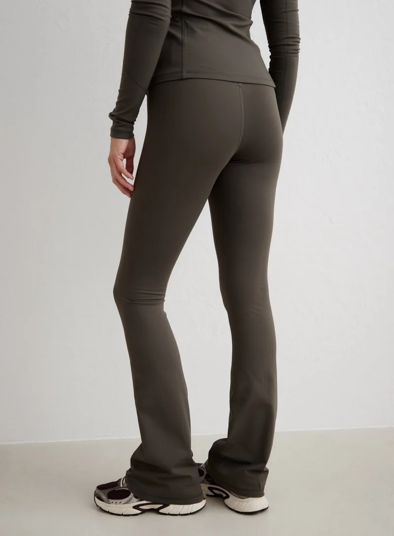 Dark Ivy Warming Flare Tall Tights