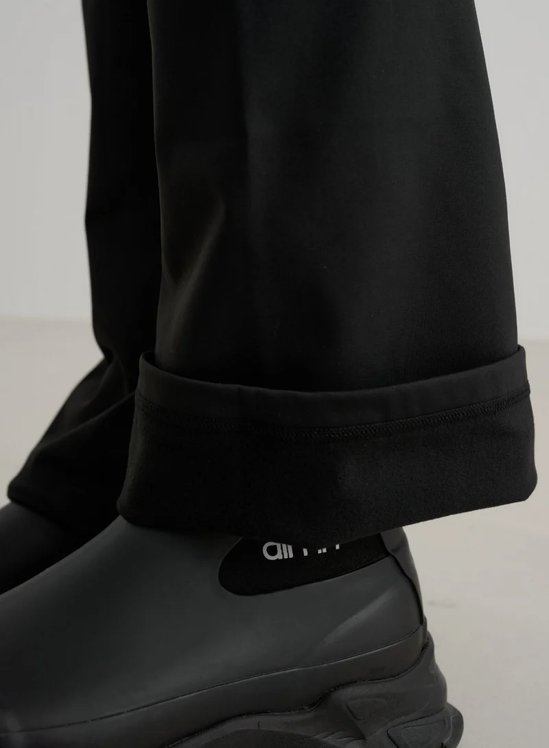 Black Warming Flare Tall Tights