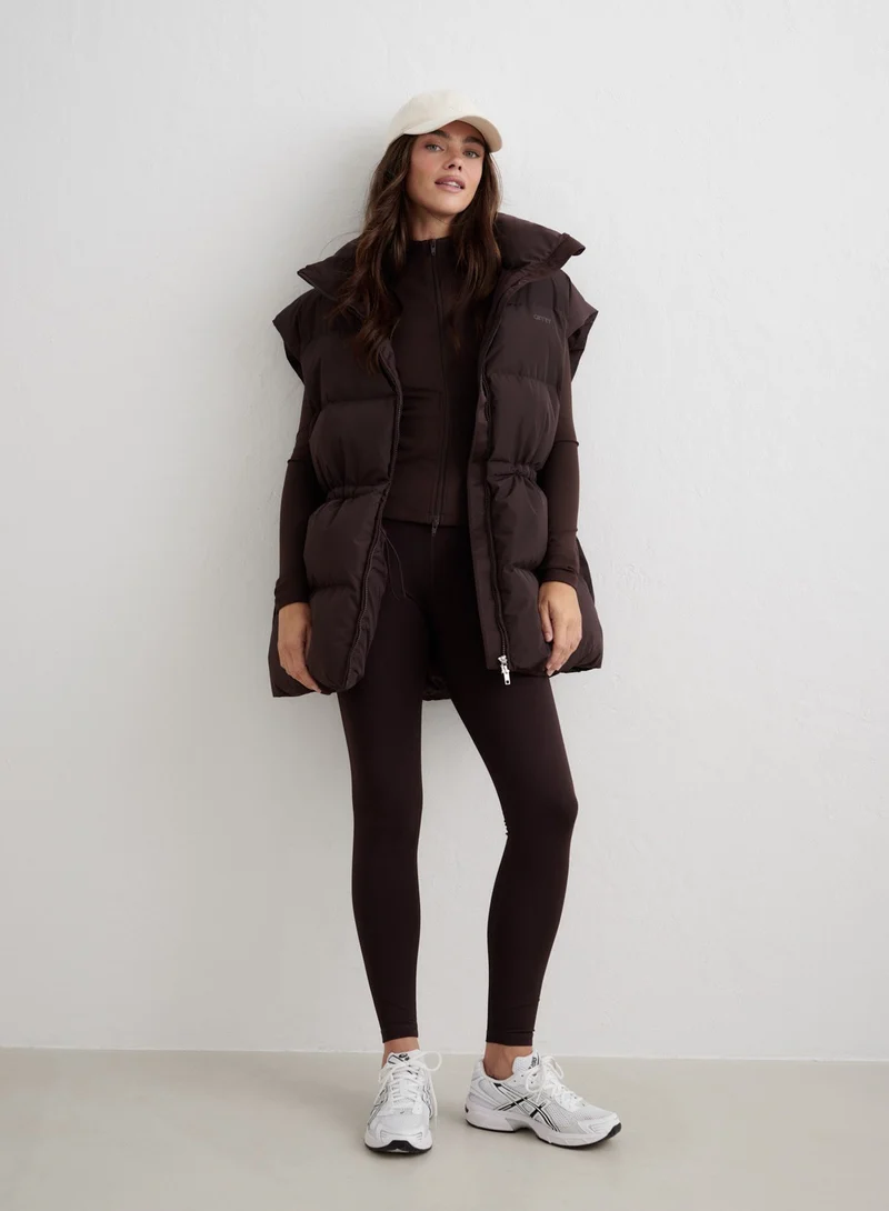 Cacao Moment Puffer Vest