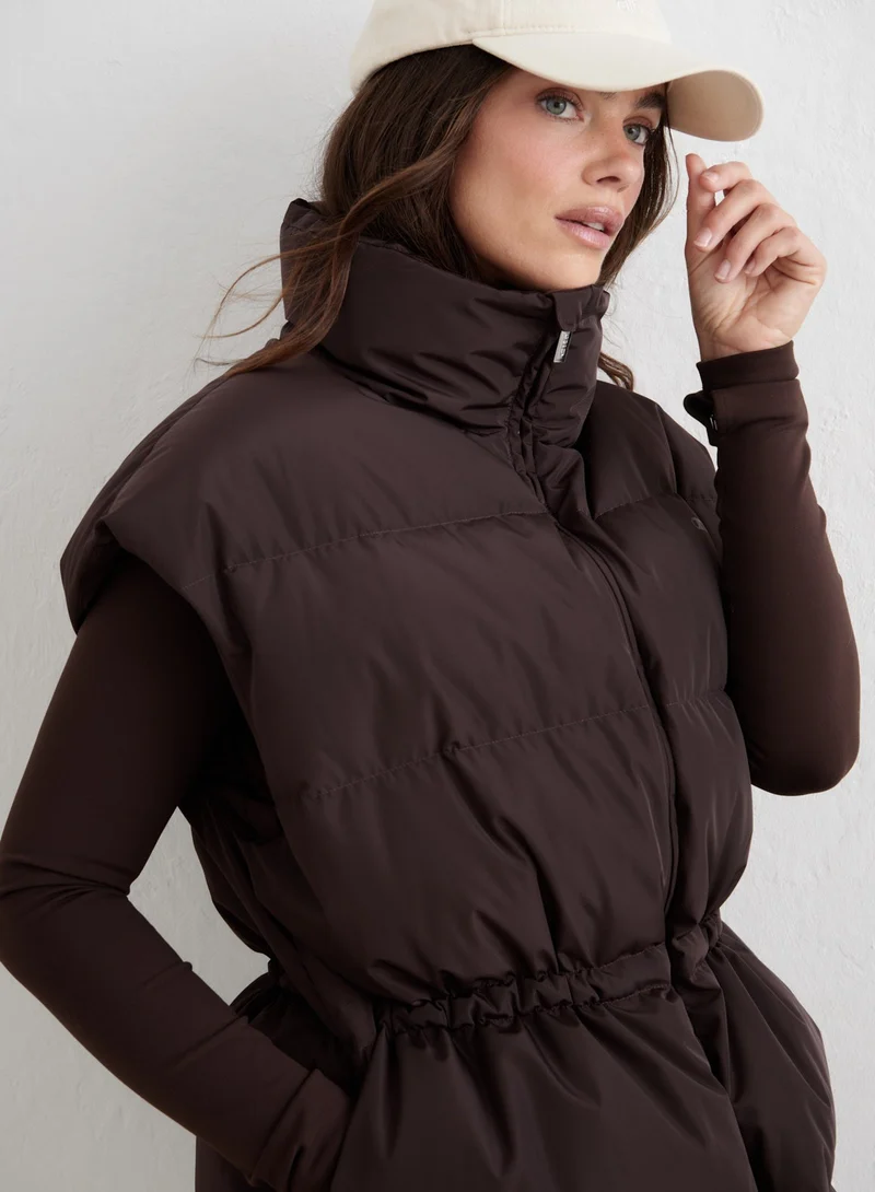 Cacao Moment Puffer Vest