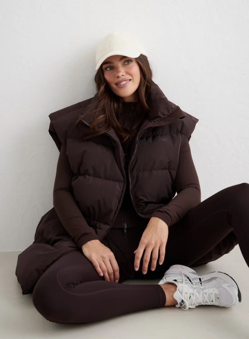 Cacao Moment Puffer Vest