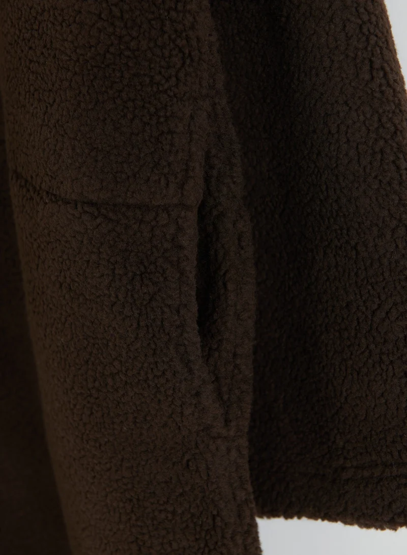 Chocolate Pile Coat