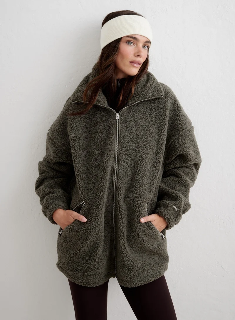 Dark Ivy Pile Jacket