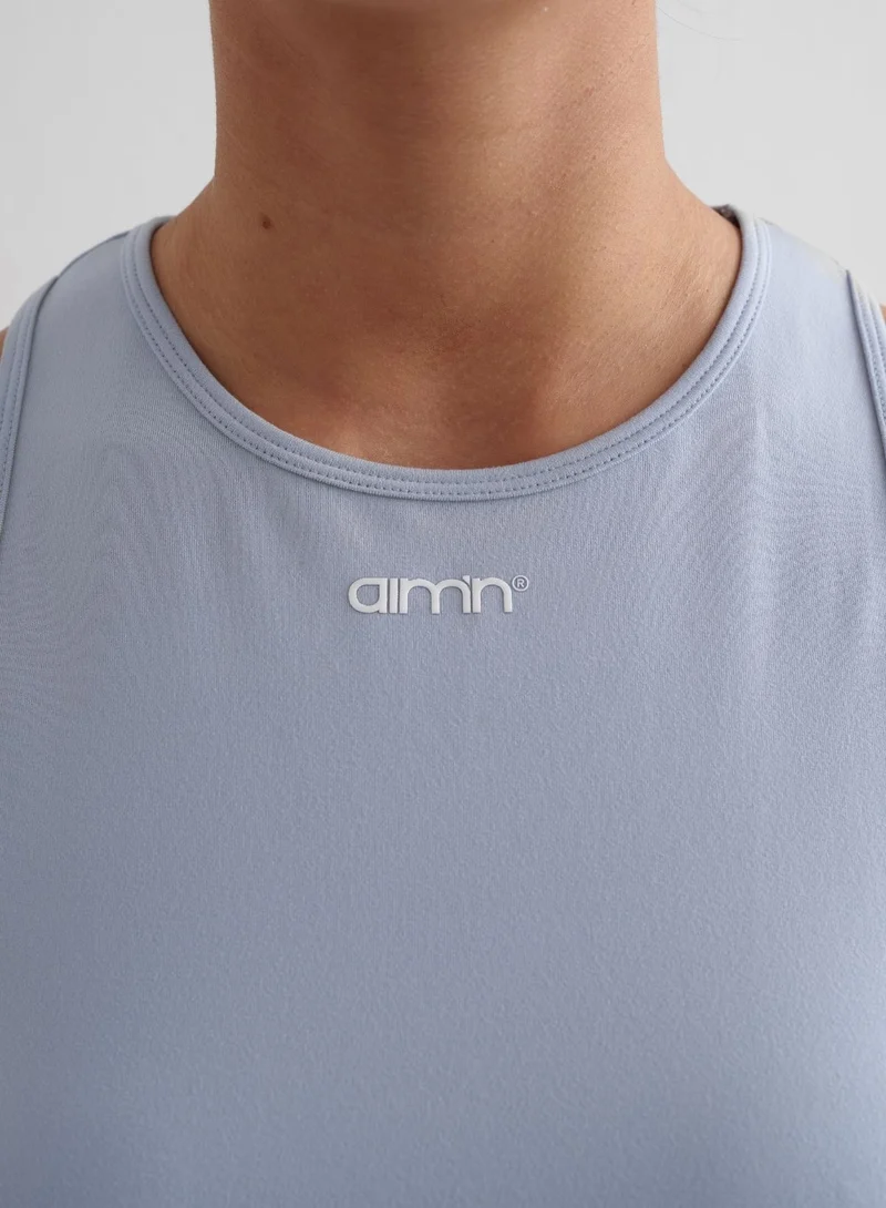 Cloudy Blue Soft Basic Singlet