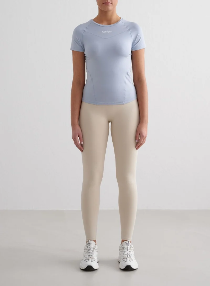 Cloudy Blue Soft Basic Short Sleeve