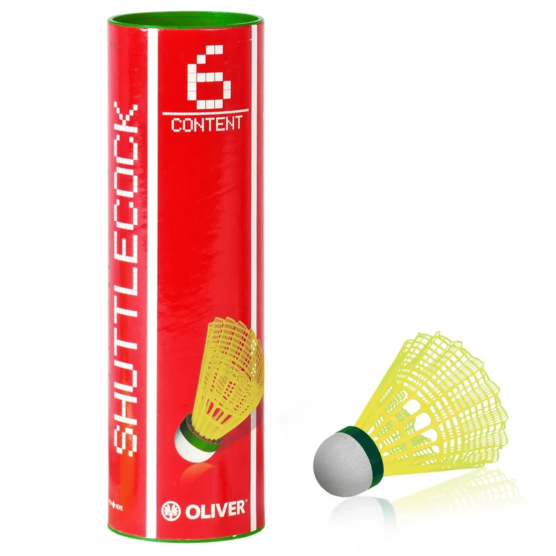 Badminton Bälle Pro-Tec 5 / 6er gelb-grün