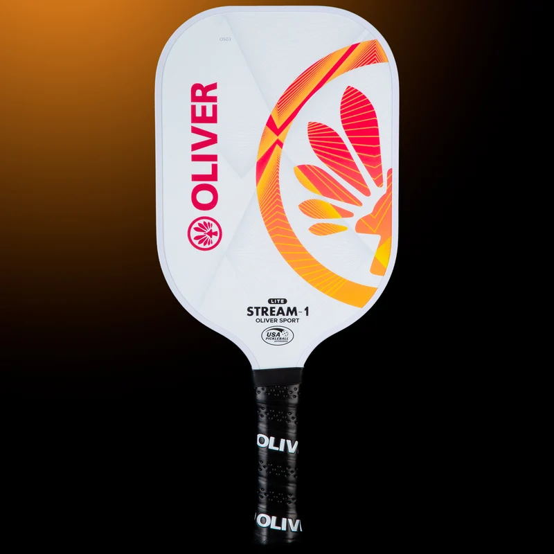 PICKLEBALL SCHLÄGER - STREAM-1 LITE Weiss/Orange
