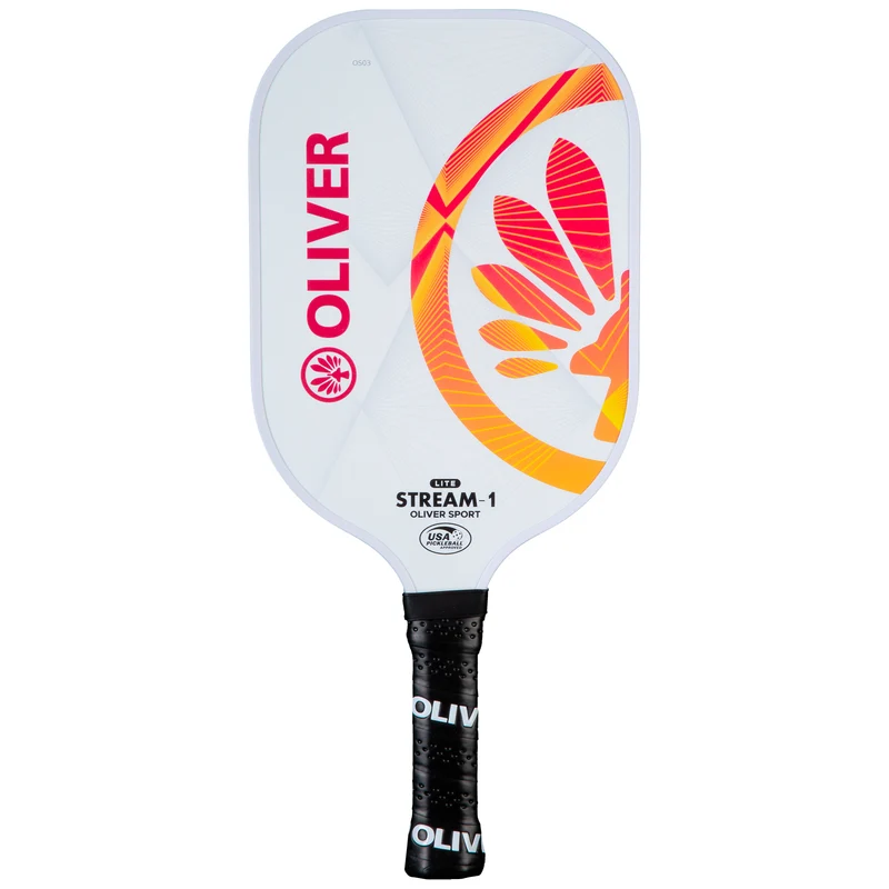 PICKLEBALL SCHLÄGER - STREAM-1 LITE Weiss/Orange