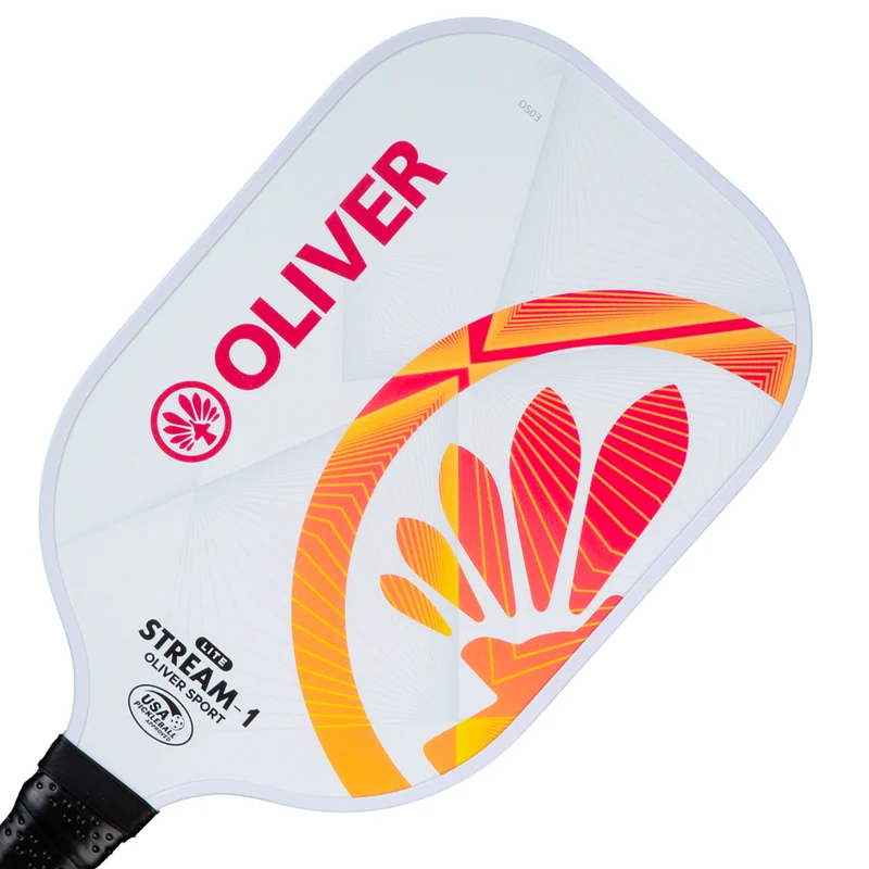 PICKLEBALL SCHLÄGER - STREAM-1 LITE Weiss/Orange