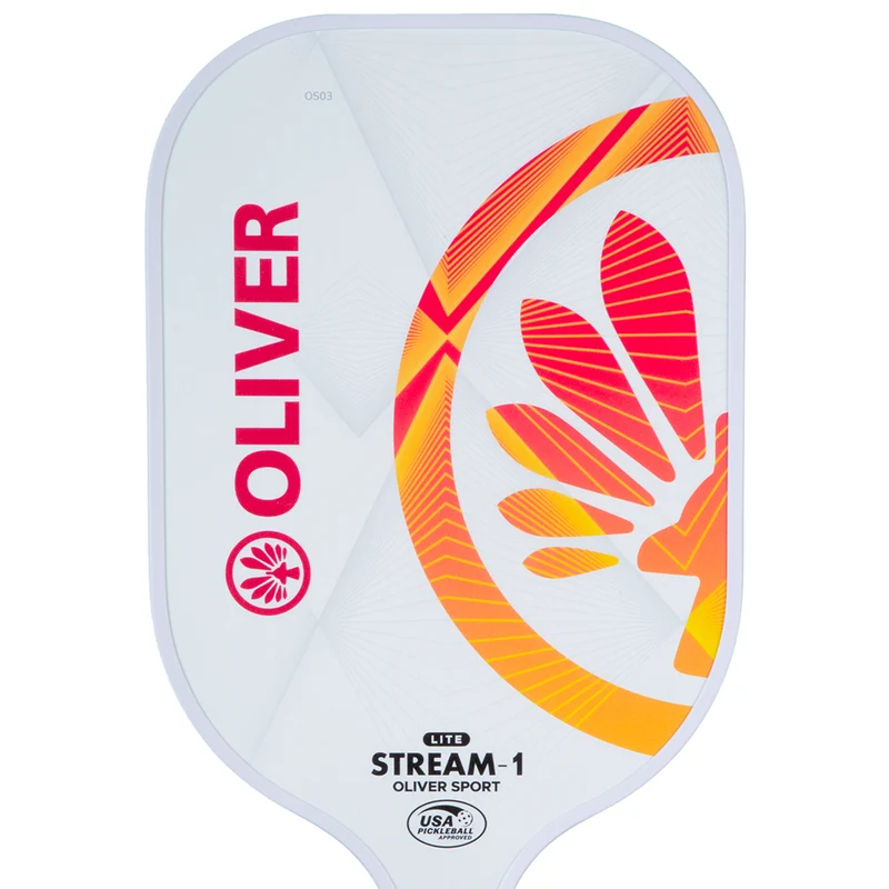 PICKLEBALL SCHLÄGER - STREAM-1 LITE Weiss/Orange