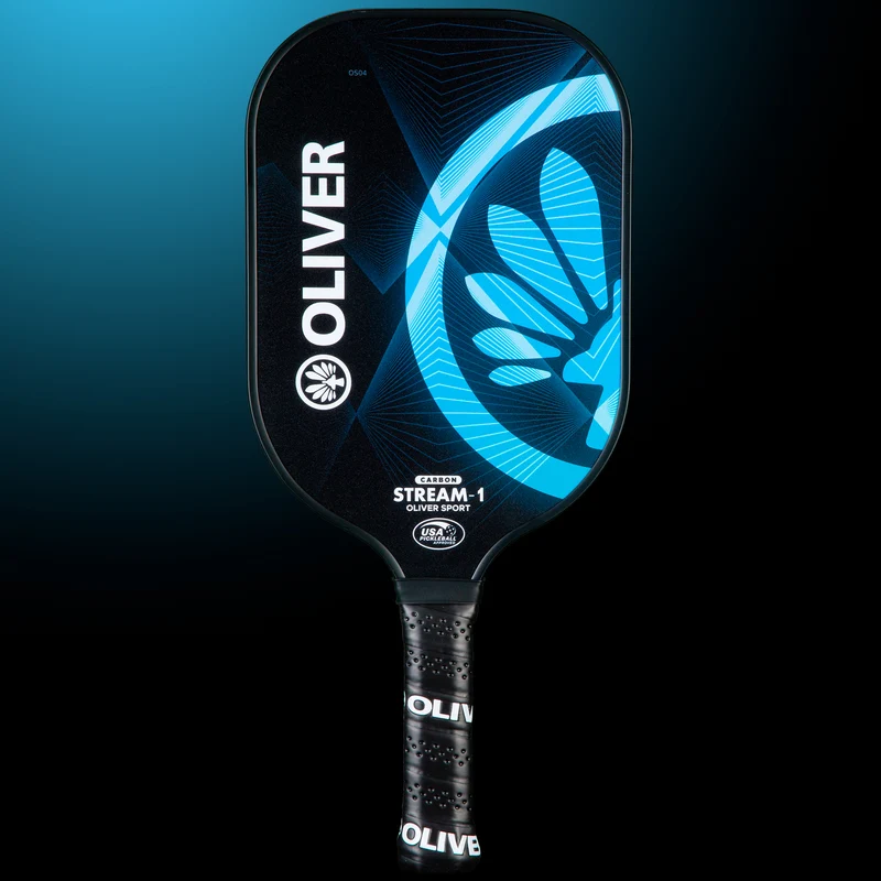 PICKLEBALL SCHLÄGER - STREAM-1 CARBON Schwarz/Blau
