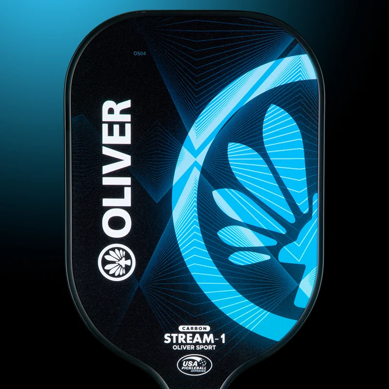 PICKLEBALL SCHLÄGER - STREAM-1 CARBON Schwarz/Blau