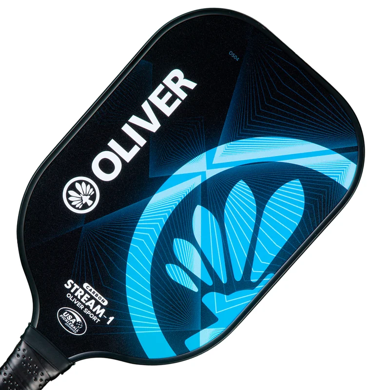 PICKLEBALL SCHLÄGER - STREAM-1 CARBON Schwarz/Blau
